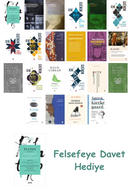 22 Kitaplık Felsefe Seti + Felsefe Davet
