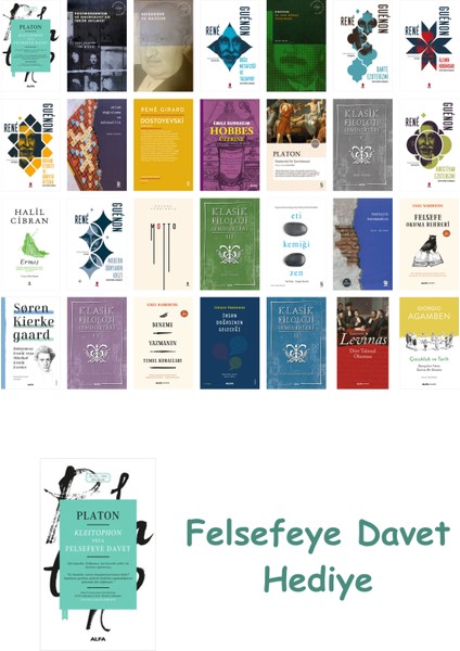 28 Kitaplık Felsefe Seti + Felsefe Davet