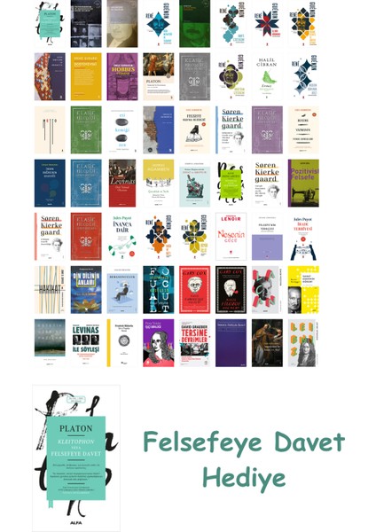 56 Kitaplık Felsefe Seti + Felsefe Davet