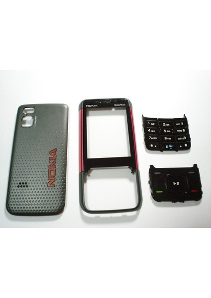 Nokia 5610 Xpressmusic Kırmızı Telefon Kasası