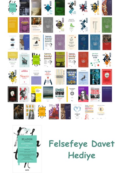 62 Kitaplık Felsefe Seti + Felsefe Davet