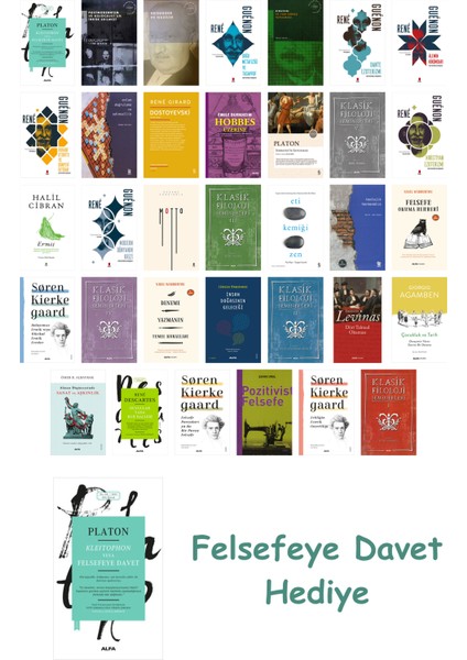 34 Kitaplık Felsefe Seti + Felsefe Davet