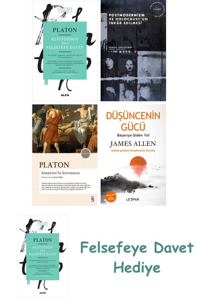 Kleitophon Veya Felsefeye Davet + Postmodernizm ve Holocaust'un Inkâr Edilmesi + Sokrates'in Savu...