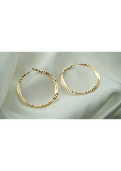 Çelik Rubi Gold Yuvarlak Küpe fiyatları