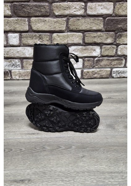 Içi Kürklü Kaydırmaz Kauçuk Taban Suya ve Soğuğa Dayanıklı Bağcıklı Bot fiyatları