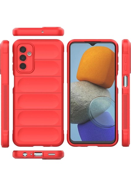 Samsung Galaxy M23 Kılıf Optimum Silikon - Kırmızı modelleri
