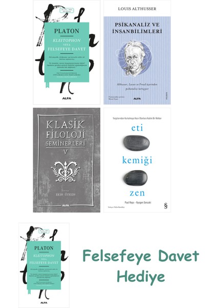 Kleitophon Veya Felsefeye Davet + Psikanaliz ve Insanbilimleri + Klasik Filoloji Seminerleri 5 + ...