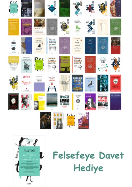 58 Kitaplık Felsefe Seti + Felsefe Davet