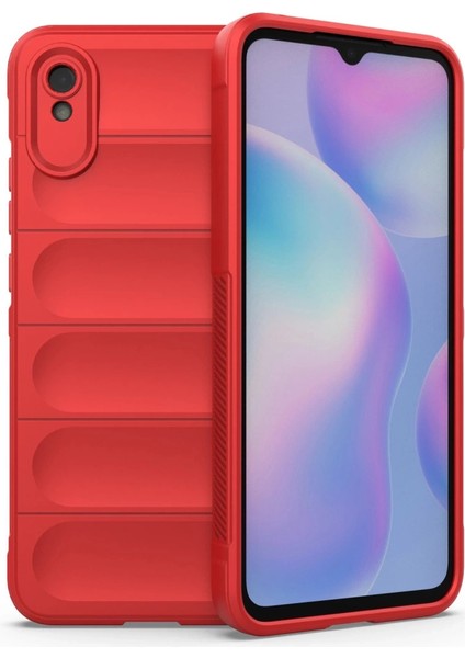 Xiaomi Redmi 9A Kılıf Optimum Silikon - Kırmızı