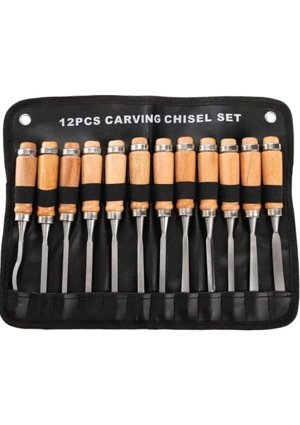 Ahşap Oyma Takımı 12 Parça