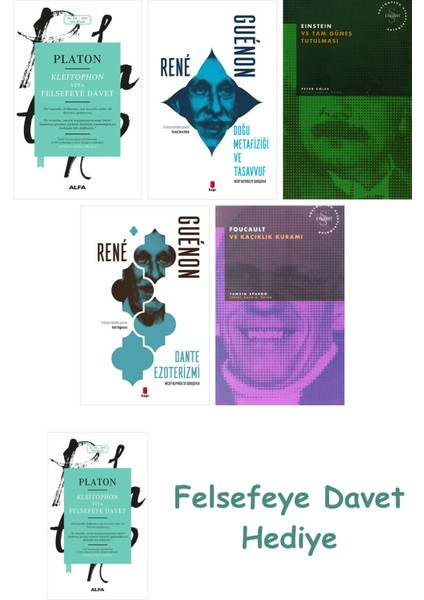 Kleitophon Veya Felsefeye Davet + Doğu Metafiziği ve Tasavvuf + Einstein ve Tam Güneş Tutulması +...