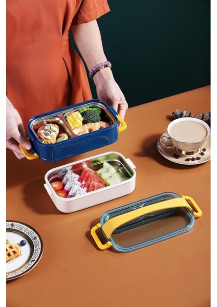 Içi Çelik Saklama Kabı 1400 ml XC-462 Mavi modelleri