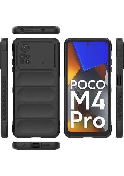 Xiaomi Poco M4 Pro 4g Kılıf Optimum Silikon - Siyah modelleri