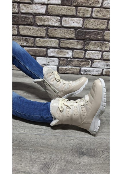 Içi Kürklü Kaydırmaz Kauçuk Taban Su Geçirmez Kar Botu modelleri