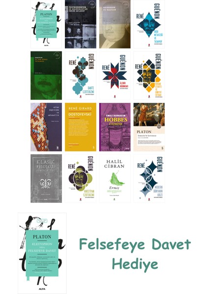 16 Kitaplık Felsefe Seti + Felsefe Davet