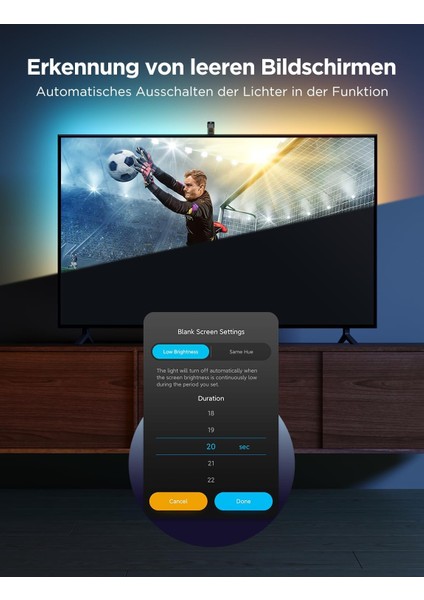 Prismedge V3 Ultra – Akıllı Kamera Renk Algılayıcılı Tv Ambiyans Şeridi | 55–65” Uyumlu | 4-In-1 Rgbıcw LED Teknolojisi