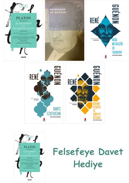 Kleitophon Veya Felsefeye Davet + Heidegger ve + Doğu Metafiziği ve Tasavvuf + Dante Ezot...