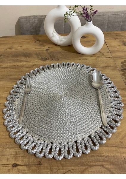 Galaxy Modern Jüt Supla ve Ekmeklik 7'li Set Gri fiyatları