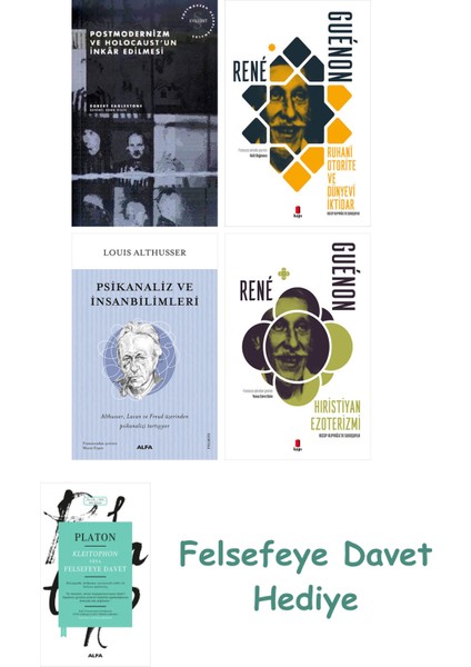 Postmodernizm ve Holocaust'un Inkâr Edilmesi + Tembellik Hakkı + Heidegger ve + Dante Ezo...