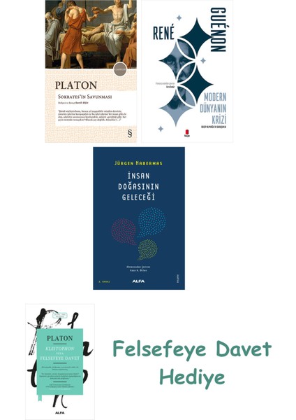 Sokrates'in Savunması + Modern Dünyanın Krizi + Insan Doğasının Geleceği