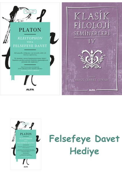 Kleitophon Veya Felsefeye Davet + Klasik Filoloji Seminerleri 4