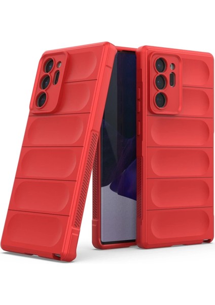 Samsung Galaxy Note 20 Ultra Kılıf Optimum Silikon - Kırmızı fiyatları