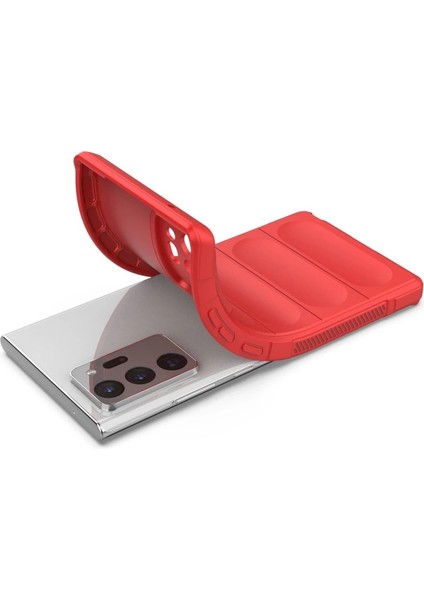 Samsung Galaxy Note 20 Ultra Kılıf Optimum Silikon - Kırmızı fırsatları
