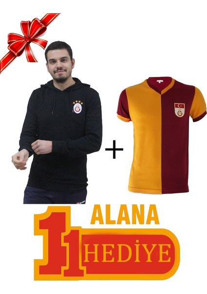 Orijinal Siyah Sweatshirt Metin Oktay T-Shirt Hediyeli