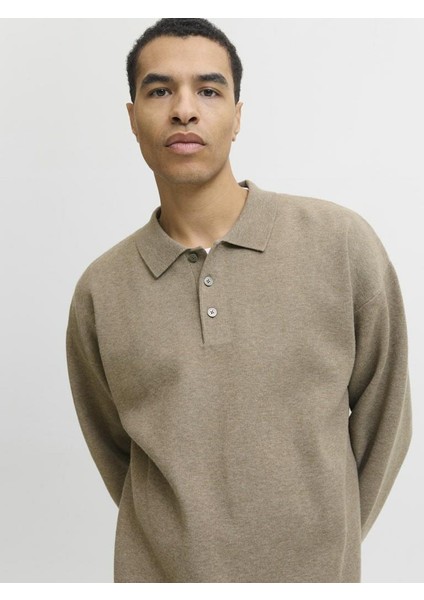 Jack Jones Blabradfort Relax Fit Polo Yaka Erkek Kazak 12285374 fırsatları