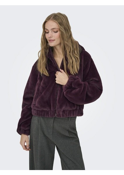Jdy Yola Faux Fur Hood Kadın Ceket 15359329 fiyatları