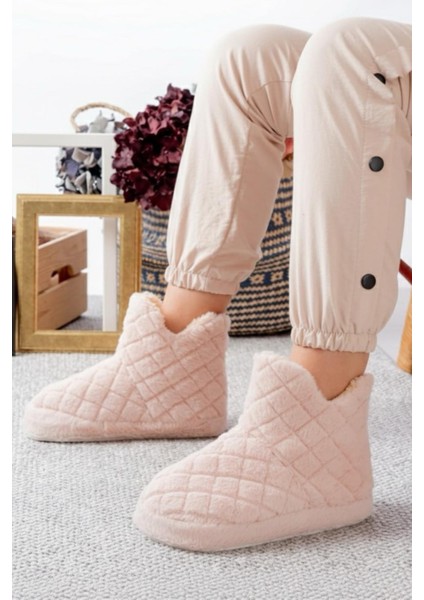 Ness Kadın Ev Botu Peluş Ev Pandufu Ses Yapmaz Taban Sıcak Şık Kürklü Panduf Ev Botu fiyatları