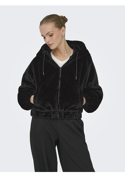 Jdy Yola Faux Fur Hood Kadın Ceket 15359329 fiyatları