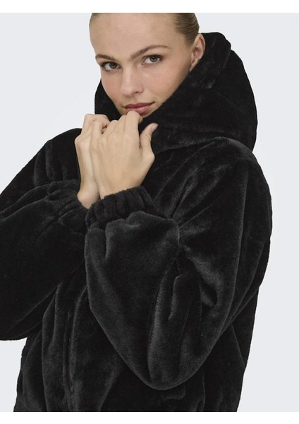Jdy Yola Faux Fur Hood Kadın Ceket 15359329 indirimleri