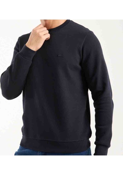 Bisiklet Yaka Regular Fit Lacivert Paris Arma Uzun Kol fiyatları