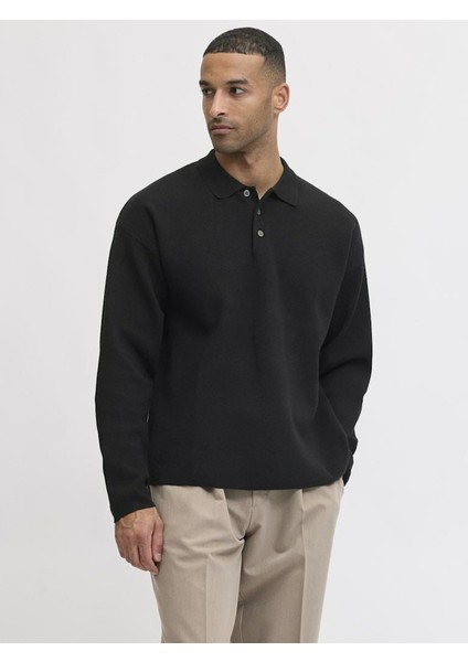 Jack Jones Blabradfort Relax Fit Polo Yaka Erkek Kazak 12285374 fiyatları