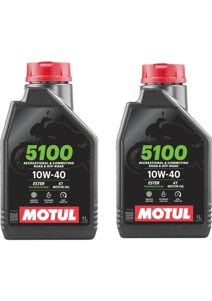 5100 4t 10W-40 Motor Yağı 2 Litre Ekonomik Set