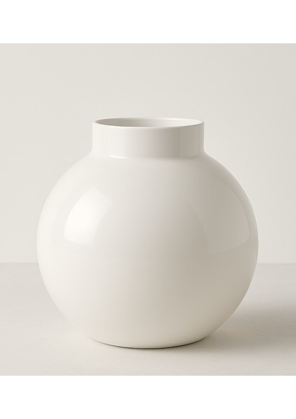 Özel Tasarım Cam Modern Büyük Xl Boy Davet Özel Gün Masaları Sade Şık Zarif Beyaz Vazo 27*27*11 modelleri