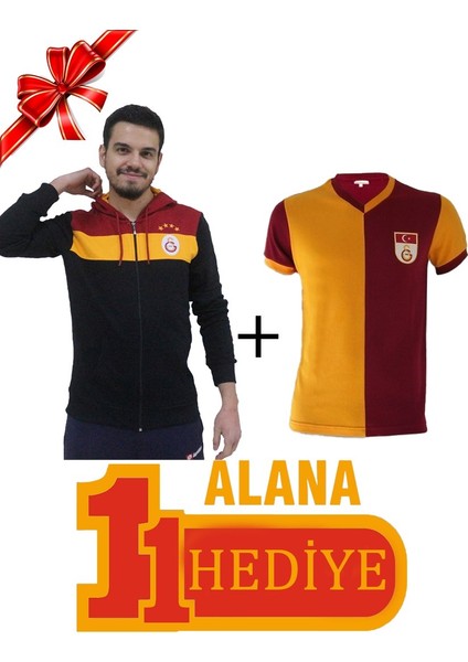 Orijinal Siyah Ceket Metin Oktayı T-Shirt Hediyeli