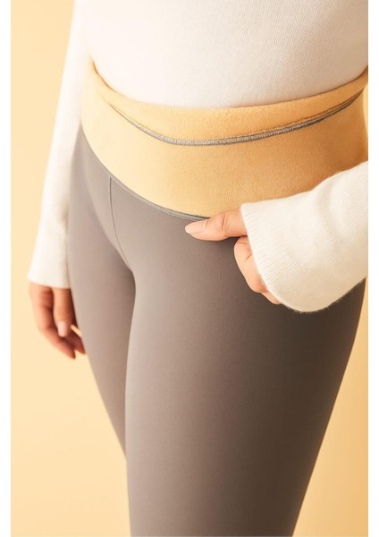 Thin Looking Ince Görünümlü Gri Termal Içi Peluşlu Sıcak Tutak Thermal Külotlu Çorap fiyatları