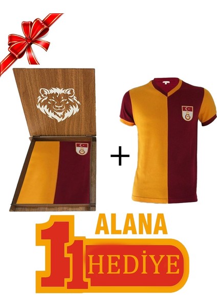 Metin Oktay Orijinal Tişört Ahşap Kutulu 1 Alana 1 Hediye