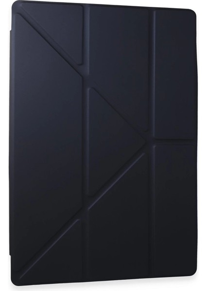 Samsung Galaxy X910 Tab S9 Ultra 14.6 Kılıf Kalemlikli Mars Tablet Kılıfı - Lacivert
