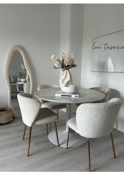 Vazo Seramik Krem Rengi Modern Xl Boy 32 cm Avrupa Japandi Iskandinav Tarzı fiyatları