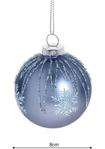 Yılbaşı Topu Antrasit 8cm fiyatları