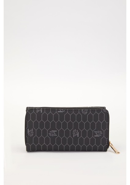 Siyah Fermuar Detay Kadın Cüzdan 910038 modelleri