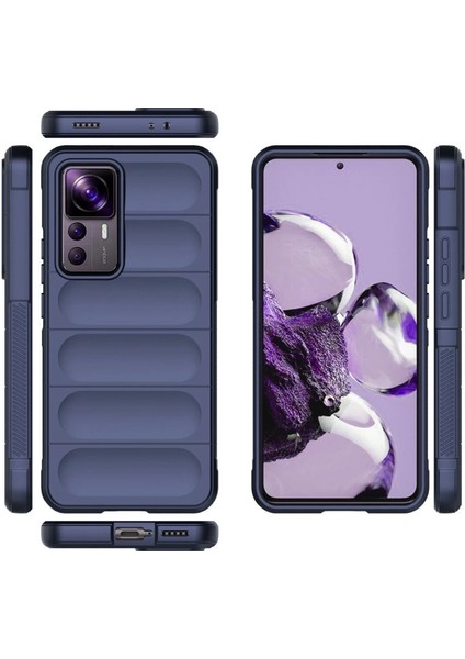 Xiaomi Mi 12T Pro Kılıf Optimum Silikon - Lacivert modelleri