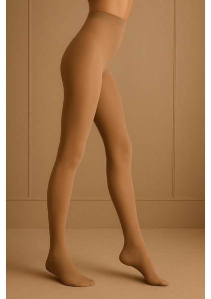 Ten Rengi Içi Polar Termal Içlik Sıcak Tutan Külotlu Çorap