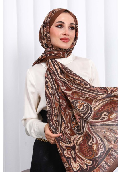 Taba Desenli Kraş Şal