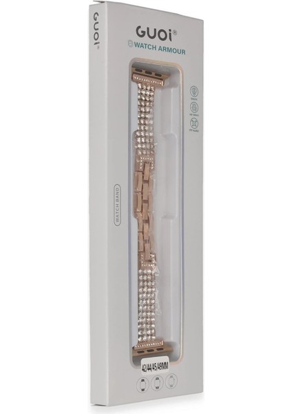 Apple Watch 38MM Live Taşlı Kordon - Rose Gold fiyatları