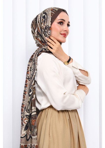 Haki Desenli Kraş Şal modelleri