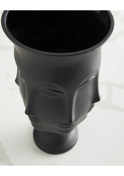 Kahverengi Ayaklı Vazo Trend Bohem Buddha Büyük Xl Boy 32 cm Seramik Kahverengi Vazo modelleri